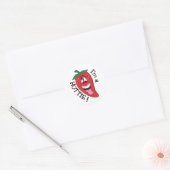 In een Hottie Ronde Sticker (Envelop)