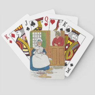 In een huisje in Fife woonde een man en zijn vrouw Pokerkaarten