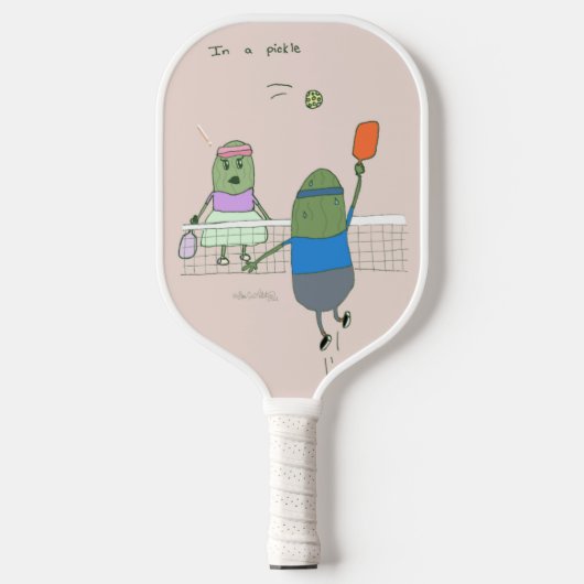 In een kaartje pickleball paddle (Voorkant)