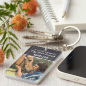 In een liefdevol geheugenpaard sleutelhanger (Voorkant Rechts)