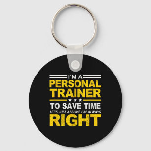 In een persoonlijke trainer... Ik gebruik altijd R Sleutelhanger