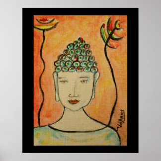 In een Poster van Zen Mood door ValAries