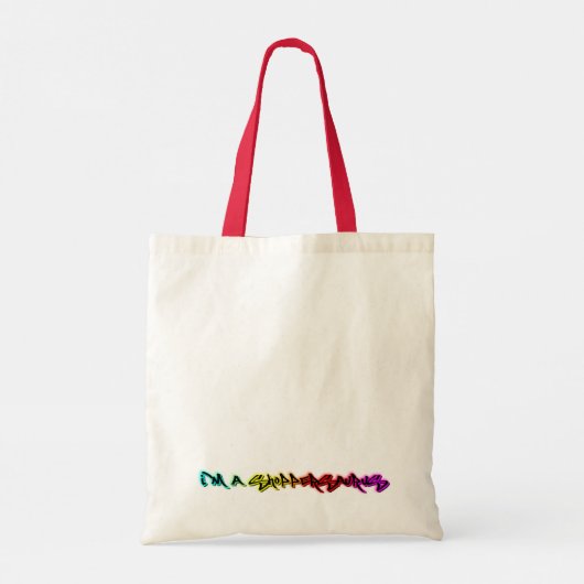In een shoppersaurus van Bad Dino Tote Bag (Achterkant)