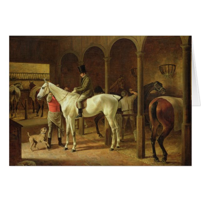 In een stabiele (Voorkant Horizontaal)