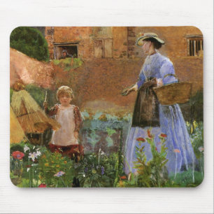 In een tuin in Cookham door George John Pinwell Muismat