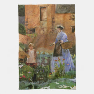 In een tuin in Cookham door George John Pinwell Theedoek
