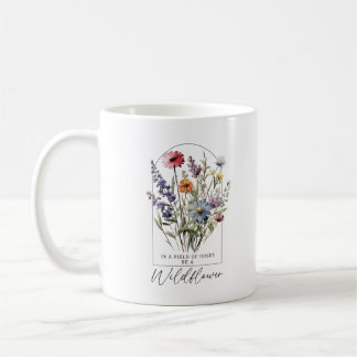 In een veld van Rozen Be Wildflower Custom Monogra Koffiemok