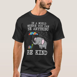 In een wereld die een soort van griezelige olifant t-shirt