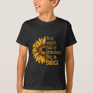 In een wereld van oma zijn een Babci Polen Poolse T-shirt