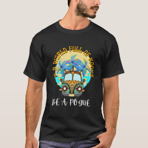 in een wereld vol koks een moeras t-shirt
