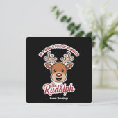 In Een Wereld Vol Rendieren Wees Een Rudolph Grapp Kaart (Staand voorkant)