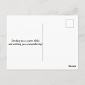 In een wereld waar je alles kunt zijn briefkaart (Achterkant)