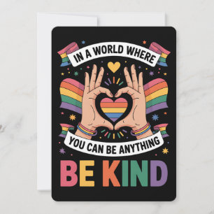 In een wereld waar je alles kunt zijn, is dat LGBT Kaart