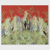 In een Zombie-tuin Cadeaupapier (Vlak)