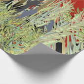 In een Zombie-tuin Cadeaupapier (Hoek)