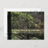 In eenzaamheid... briefkaart (Voorkant / Achterkant)