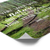 In elke loop met Natuur Poster (Hoek)