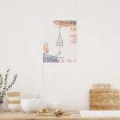 "In-end" poëzie-Poster Poster (Keuken)