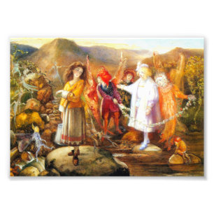 In Fairyland John Anster Fitzgerald Foto Afdruk