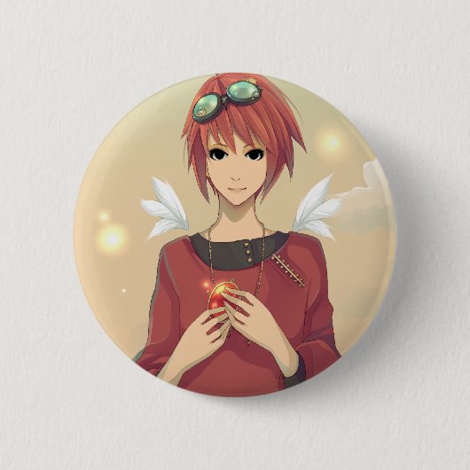 In Fang + Thief Ronde Button 5,7 Cm (Voorkant)