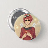 In Fang + Thief Ronde Button 5,7 Cm (Voorkant /achterkant)