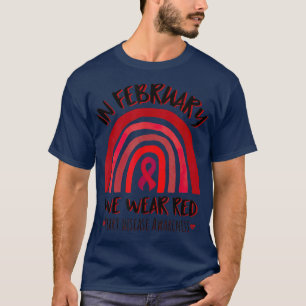 In februari Draag we het bewustzijn van de ziekte T-shirt