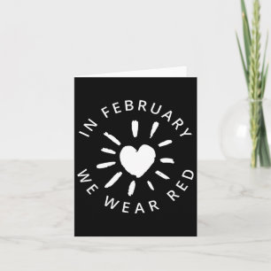 In februari gaan Red Heart Disease Awareness Survi Kaart