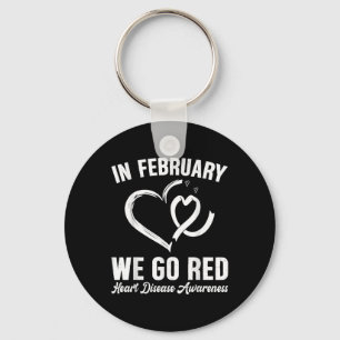 In februari gaan we naar Red Heart Disease Awarene Sleutelhanger