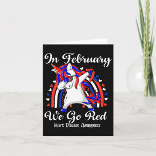 In februari gaan we naar Red Unicorn Heart Disease Kaart