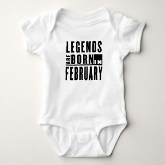 IN FEBRUARI GEBOREN LEGENTEN ROMPER
