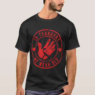 In februari hebben we Red 8 Draag T-shirt