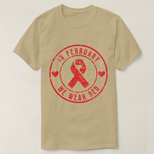 In februari hebben we Red 9 Draag T-shirt (Design voorkant)