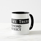 "In Fog We Trust" - Ringer Mok B&W (Voorkant rechts)