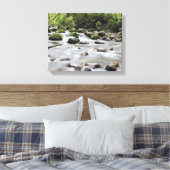 In Forest Stream verpakt canvas Afdruk (Insitu (Slaapkamer))