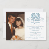 In Forever 60th Wedding Jubileum Foto Kaart (Voorkant)