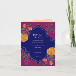 In Full Bloom Feestdagen Kaart