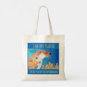 In geen plastic otter tote bag (Achterkant)