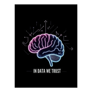 In gegevens die we vertrouwen perfect poster