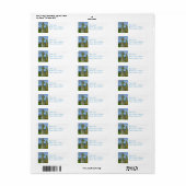 In geheugen etiket (Full Sheet)