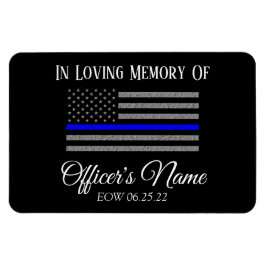 IN GEHEUGEN VAN FALLEN OFFICER THIN BLUE LINE MAGN MAGNEET
