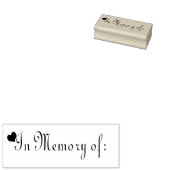 In Geheugen van gezegde rubberen stempel (Gestempeld)