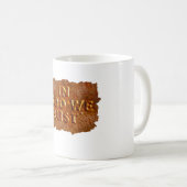 In God die wij zijn geroest Koffiemok (Voorkant rechts)