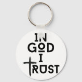 In God vertrouw ik Sleutelhanger (Achterkant)
