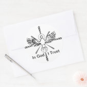 In God vertrouw ik Sticker (Envelop)