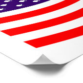 In God vertrouwen we ~ Christelijk Amerika Poster (Hoek)