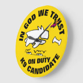 IN GOD VERTROUWEN WE GROTE KLOK (Hoek)