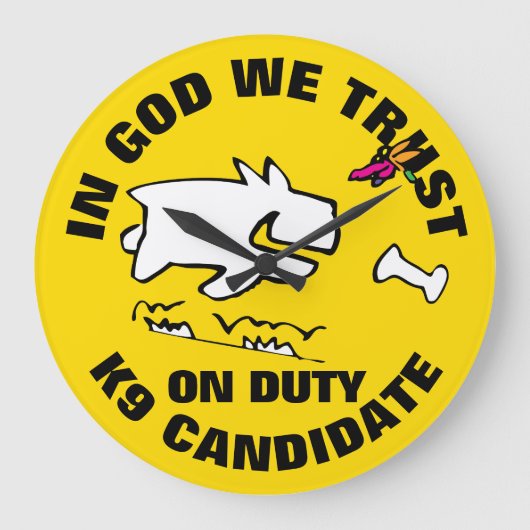 IN GOD VERTROUWEN WE GROTE KLOK (Voorkant)