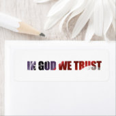 IN GOD VERTROUWEN WE HET ETIKET (Insitu)