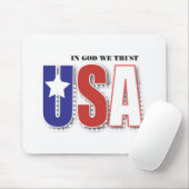 In God vertrouwen we mousepad Muismat (Met muis)