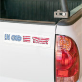 In God vertrouwen wij Bumpersticker (Op Truck)